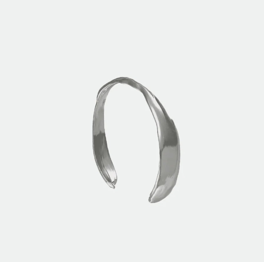 Stem Cuff Sterling Silver OS