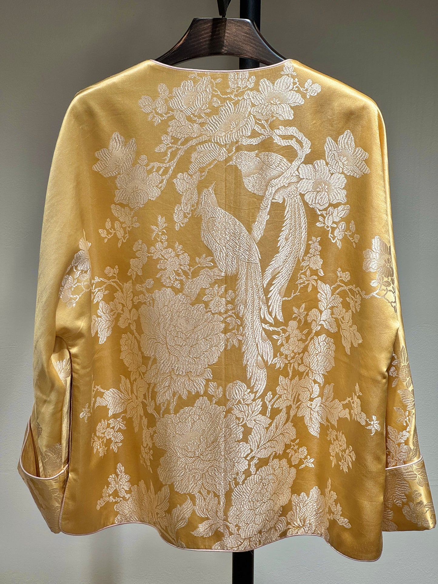 Classic Satin U-Neck Jacket