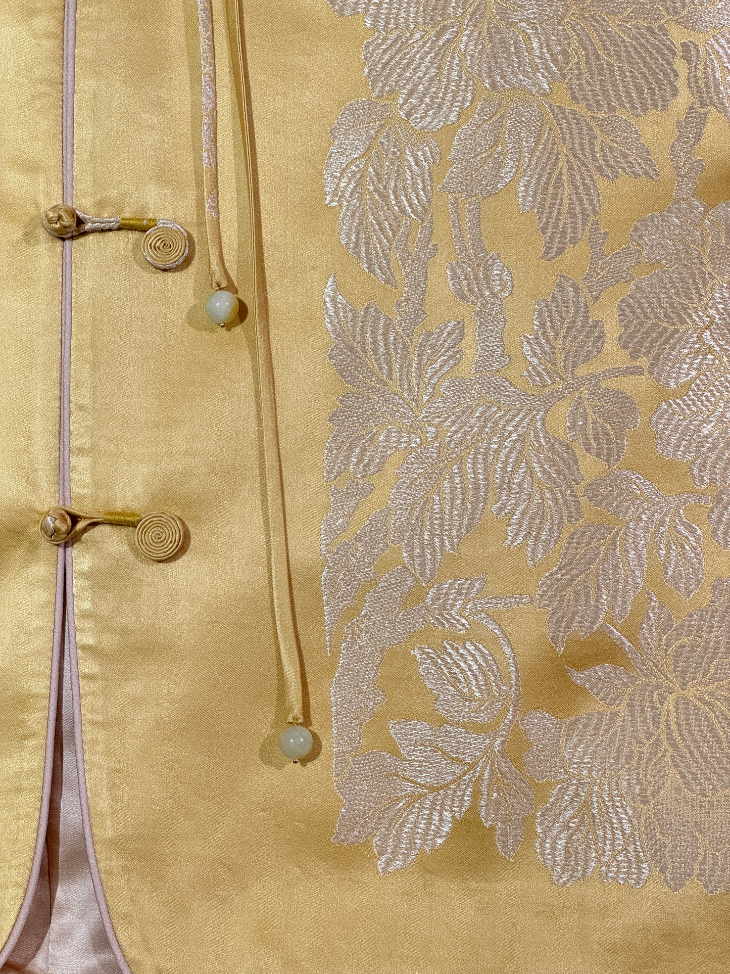 Classic Satin U-Neck Jacket