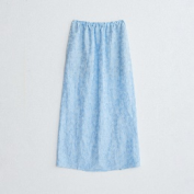 Jacquard Elasticated Waist Side Slit Skirt