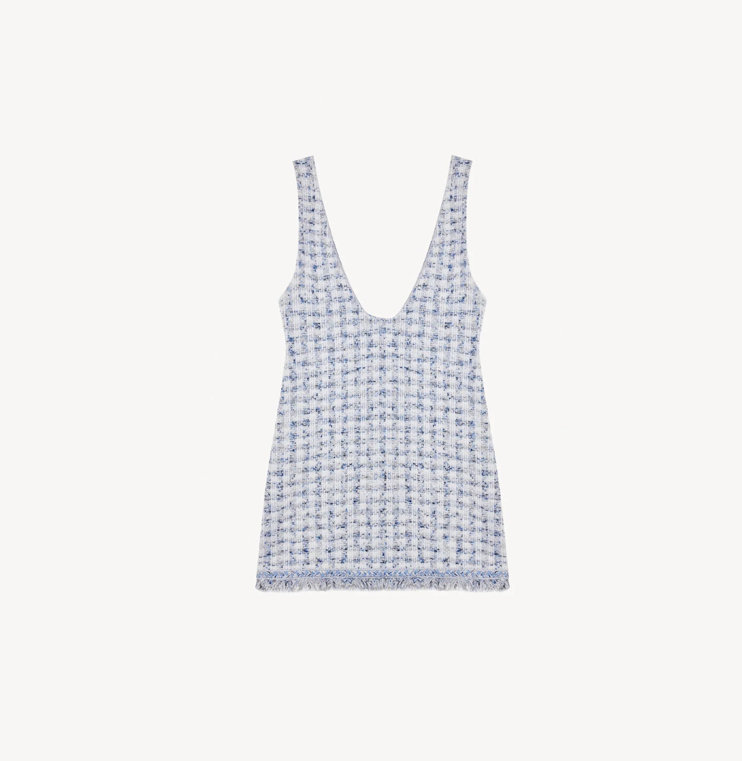 HOUNDSTOOTH VEST DRESS