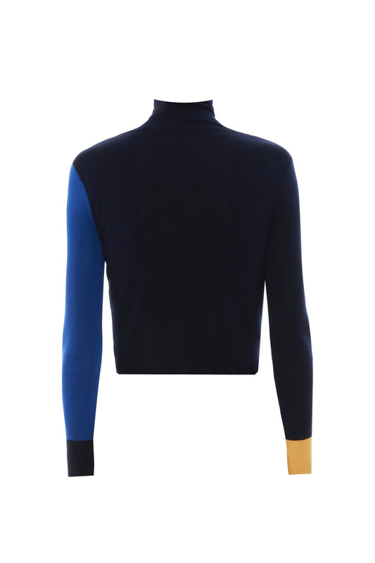 Multi colours sweater NAVY/BLUE/YELLOW 38