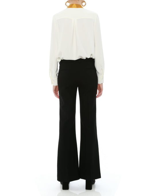Wide Leg Trousers BLACK 40