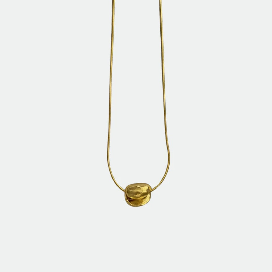 Fold Necklace  Gold OS