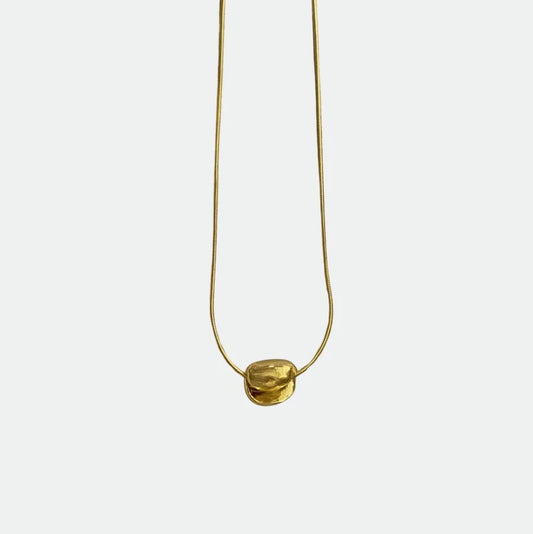 Fold Necklace  Gold OS