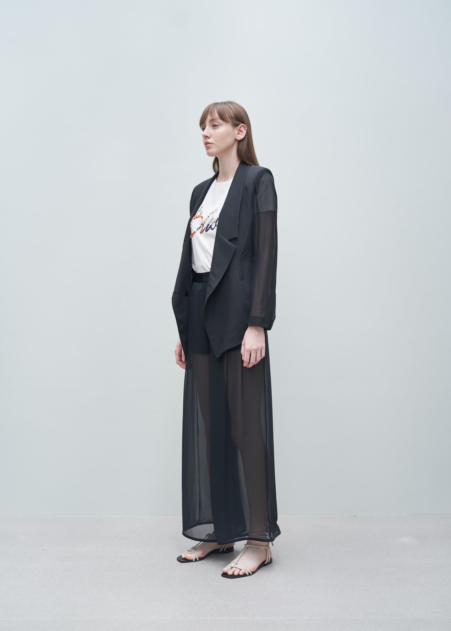 Wide leg trouser BLACK 36