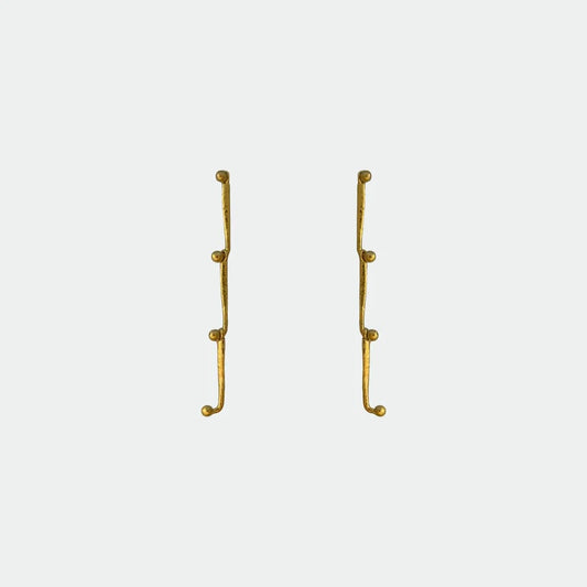 Halo Earrings Gold