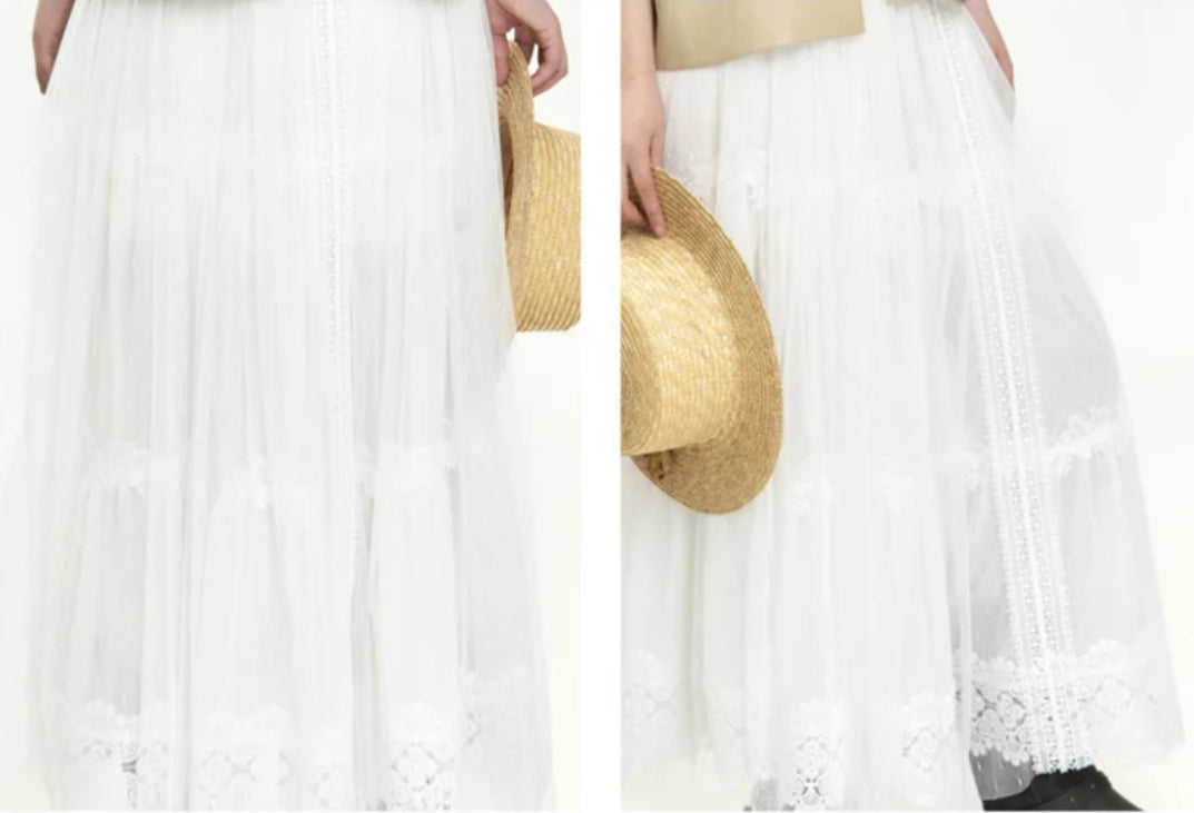 Elegant Lace Skirt