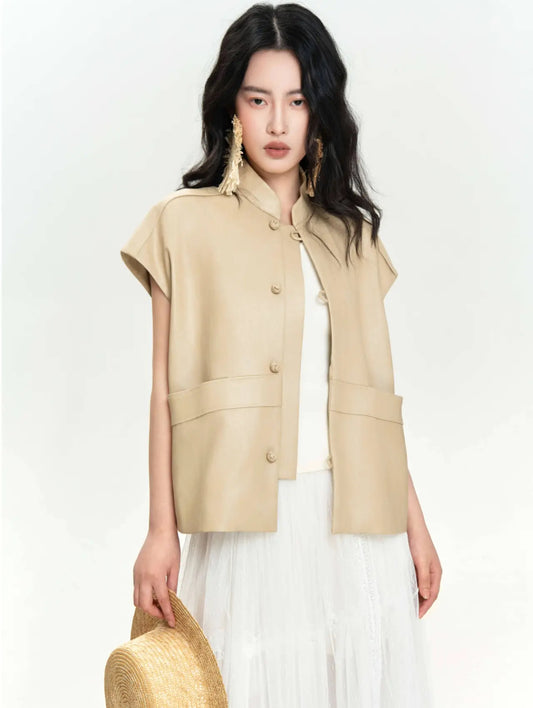 Clear Autumn Neo-Oriental Vest