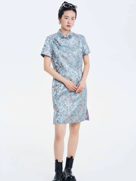 Blooming Song Brocade Qipao