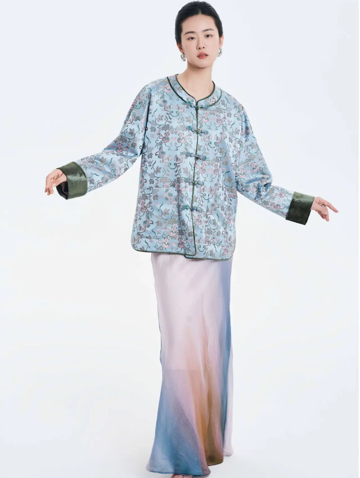 Blooming Song Brocade Coat