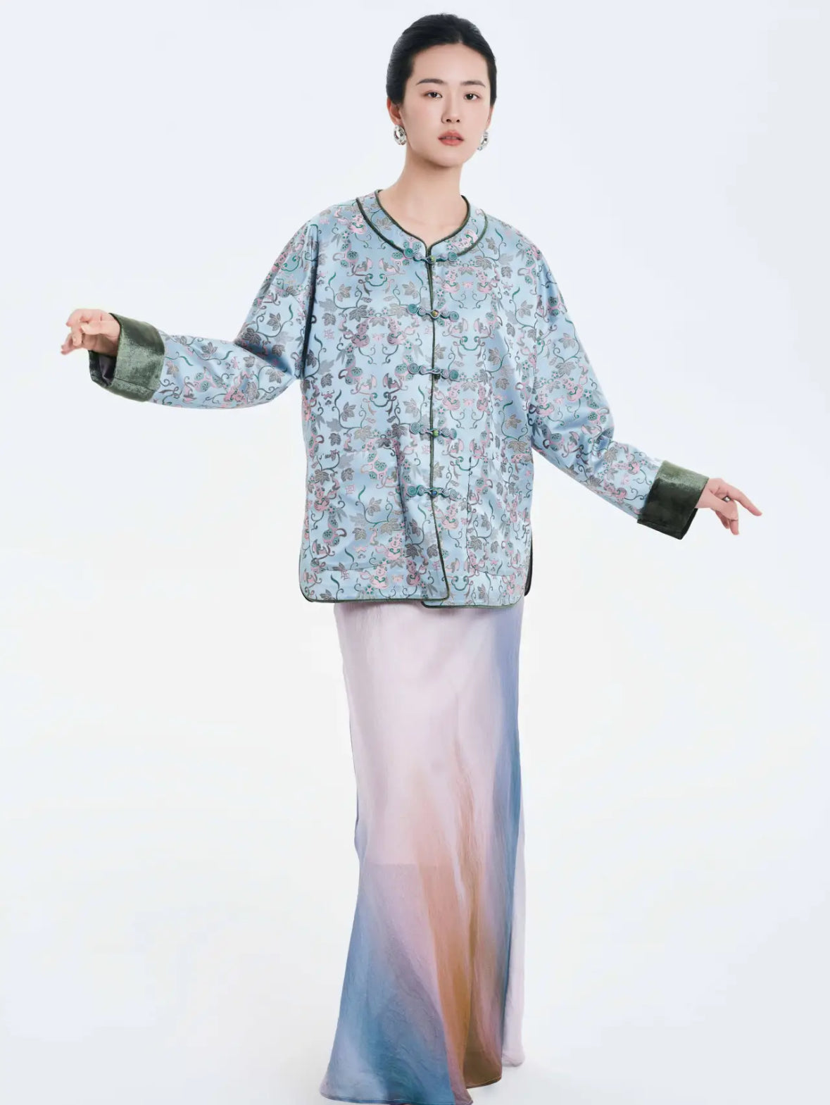 Blooming Song Brocade Coat