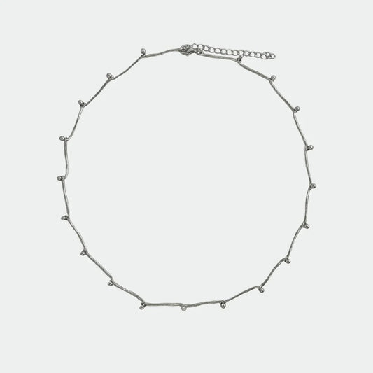 Halo Necklace Silver