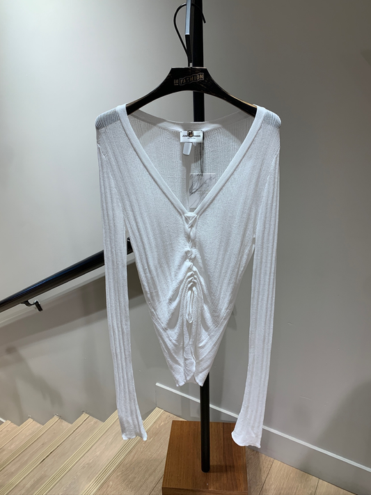 0202406160016 White knit top