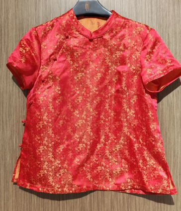 AMG2504191TOP Short Sleeve Blouse