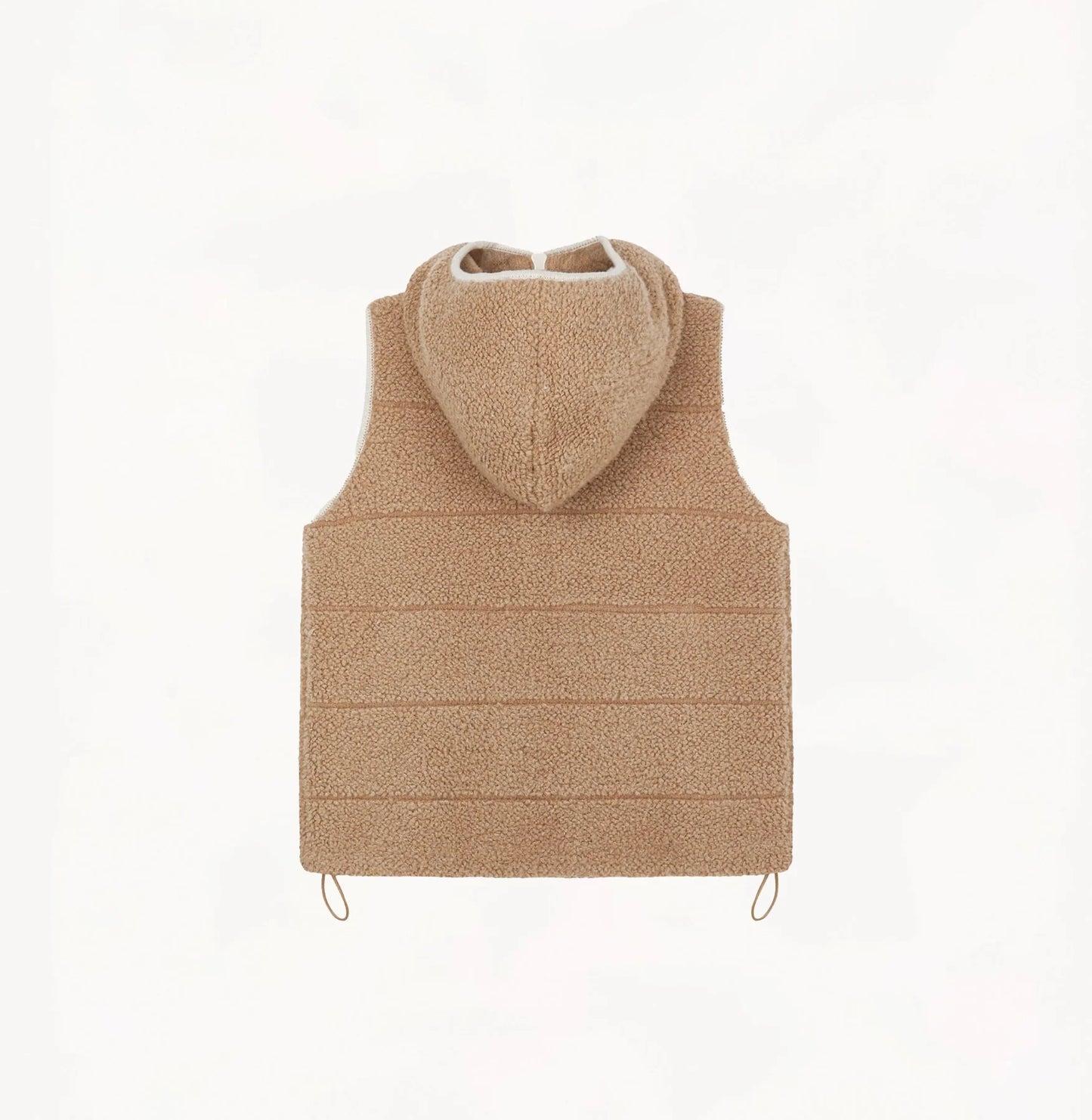 TEDDY BOUCLÉ HOODED GILET