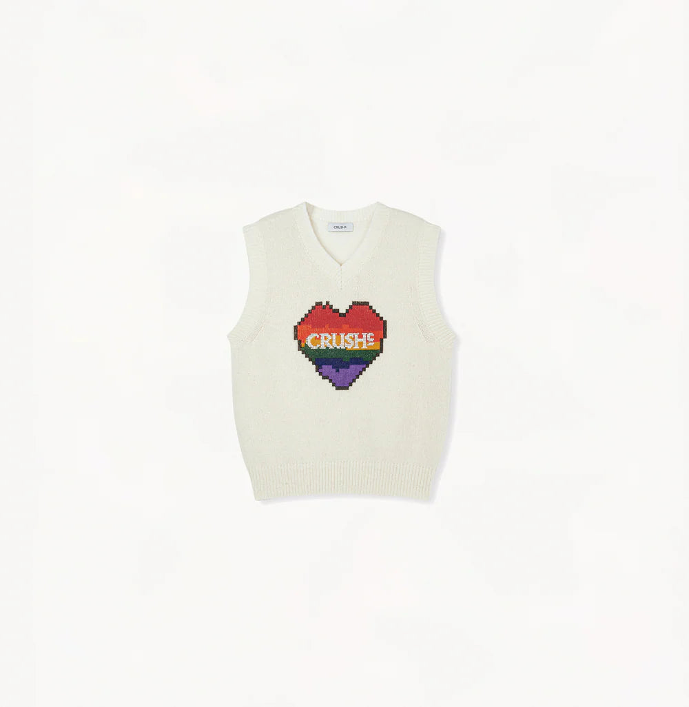 COLORBLOCKED LOGO-PRINTED TANK TOP