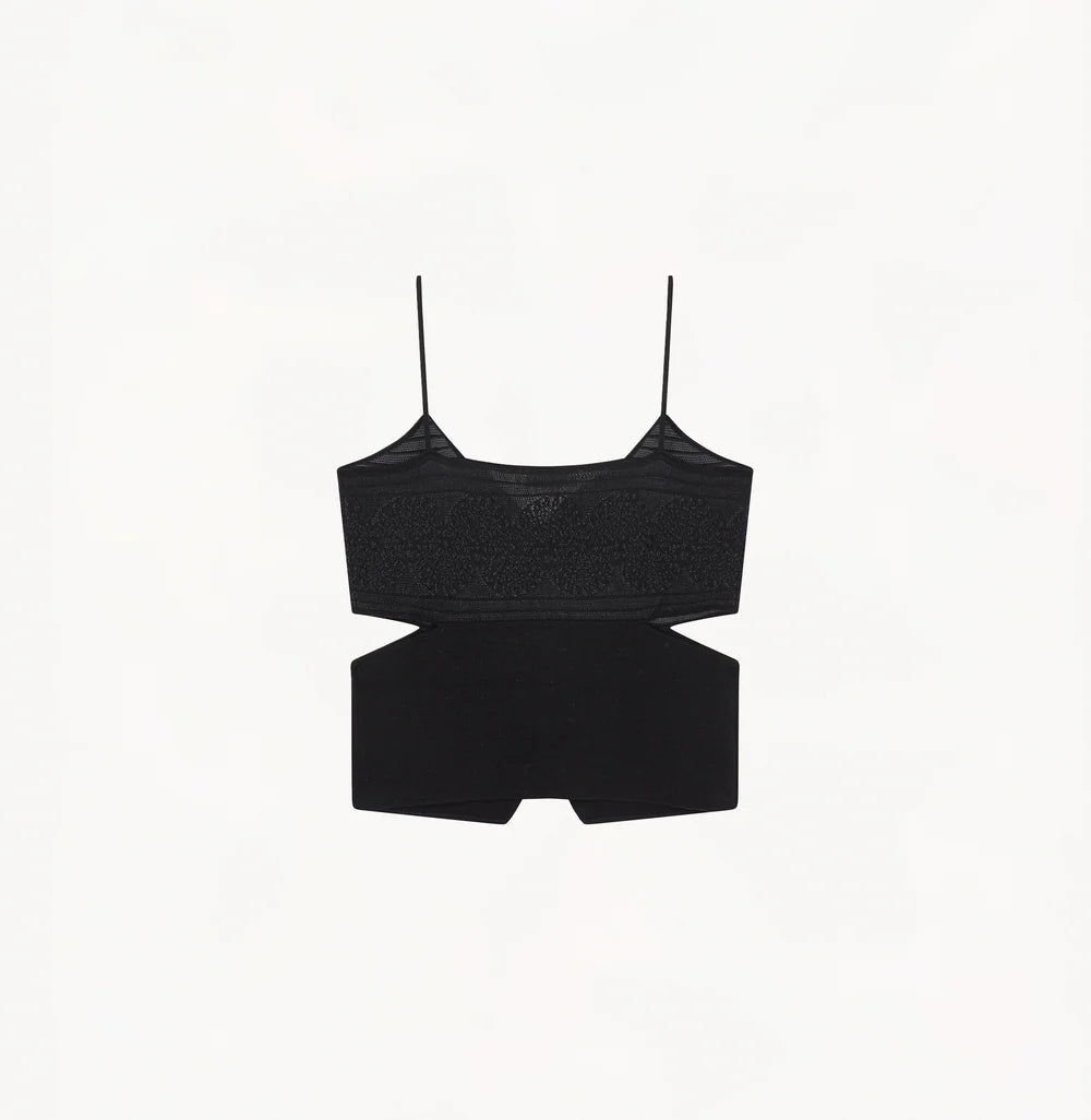 LACE BUSTIER CAMISOLE