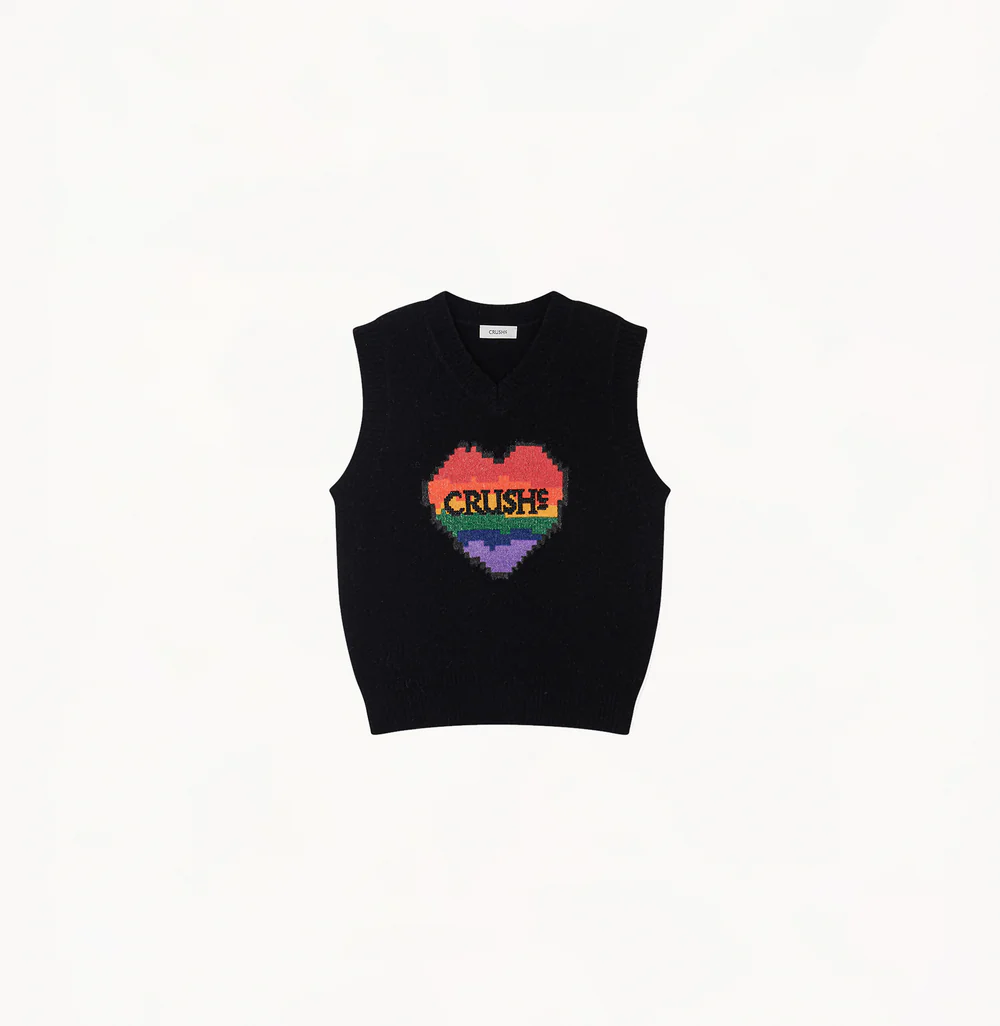 COLORBLOCKED LOGO-PRINTED TANK TOP