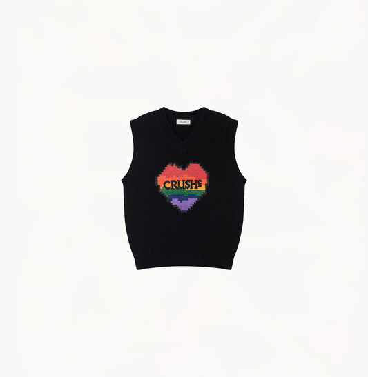 COLORBLOCKED LOGO-PRINTED TANK TOP