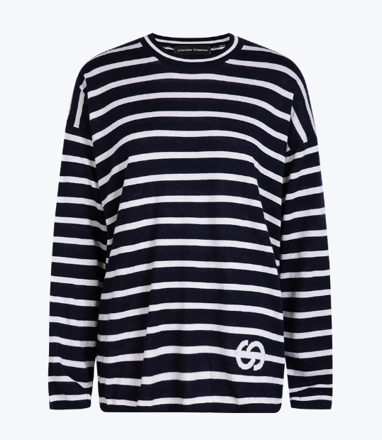 KNITWEAR  Blue Stripe S