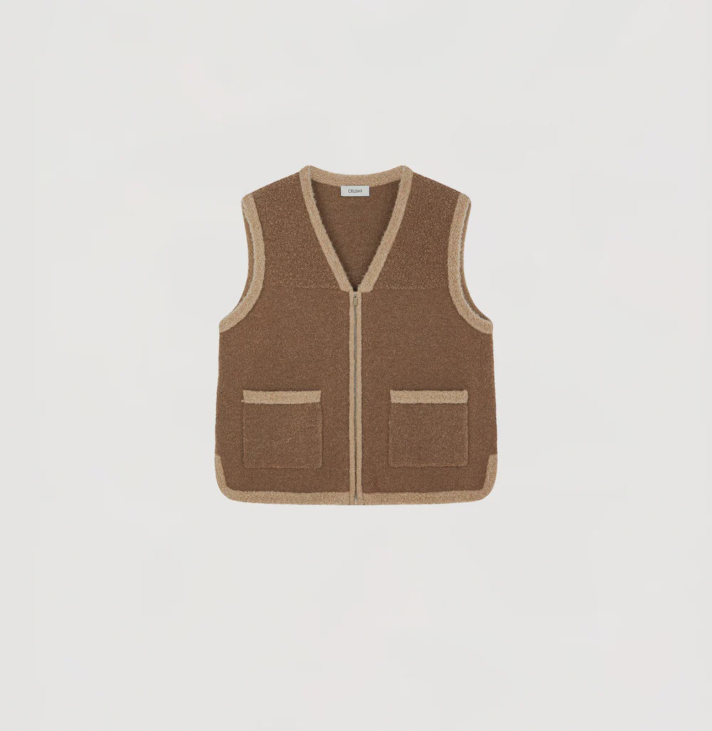 TEDDY BOUCLÉ WAISTCOAT