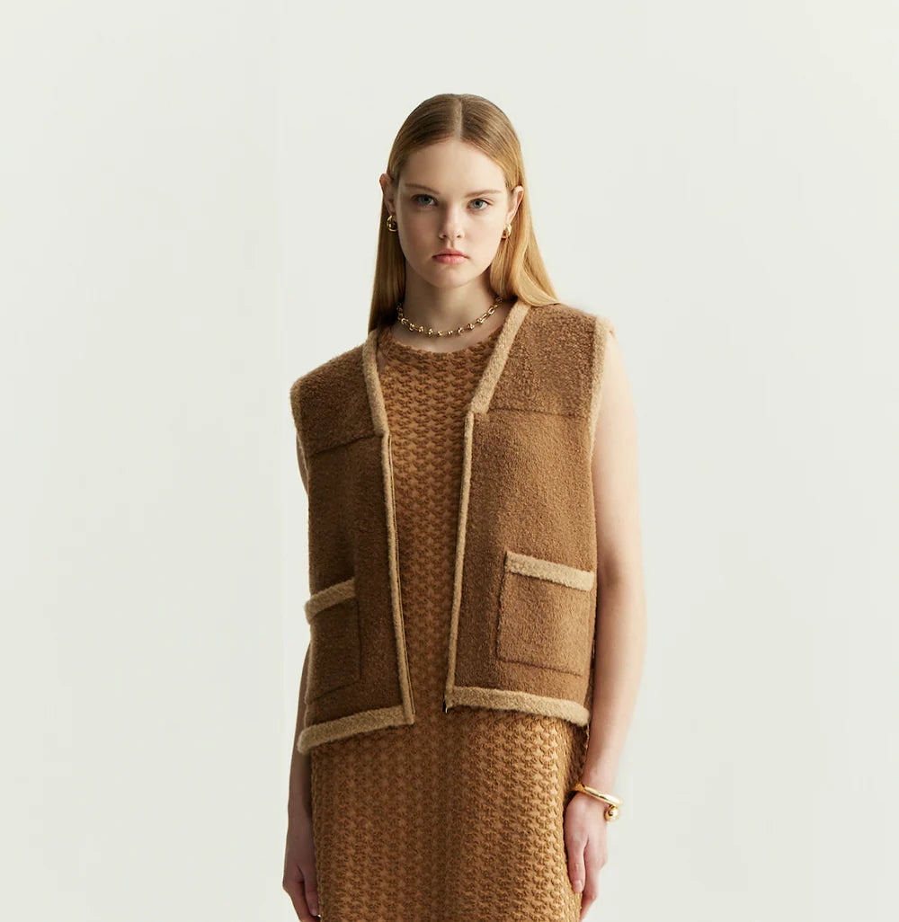 TEDDY BOUCLÉ WAISTCOAT